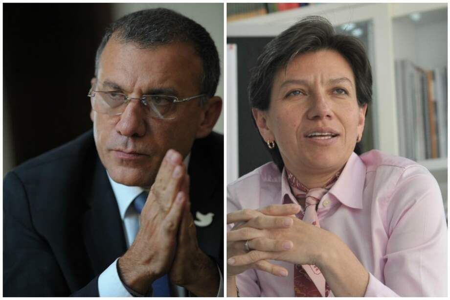 Roy Barreras. / Claudia López.