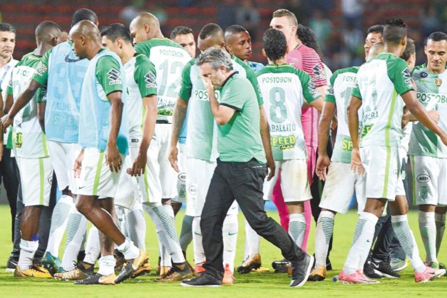 Atlético Nacional quedó eliminado de la Liga Águila y el técnico Juan Manuel Lillo en la cuerda floja. / Luis Benavides - El Espectador