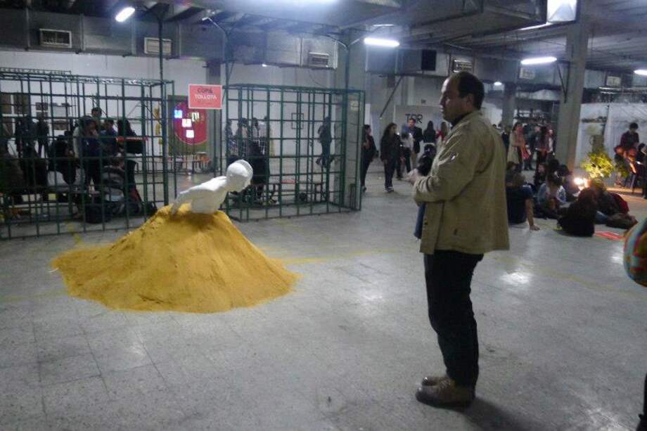 Imagen de una de las obras de la Feria del millón en su edición pasada. / Cortesía