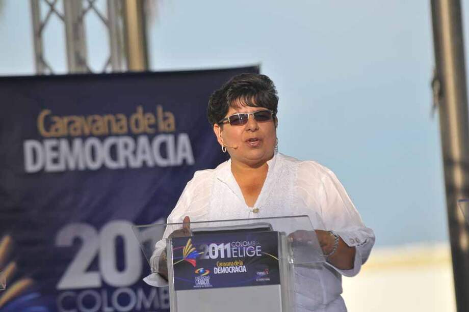 La representante electa a la Cámara por la circunscripción especial afrodescendiente, María del Socorro Bustamante. / Óscar Pérez