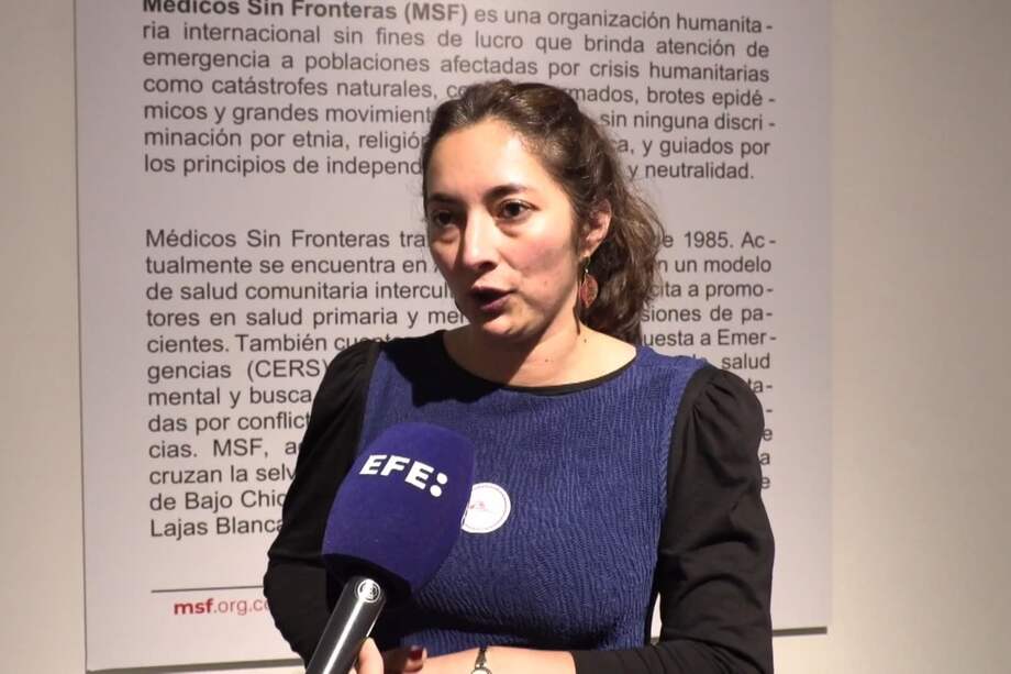 Nancy Guerrero Castillo, responsable de la oficina de Médicos Sin Fronteras en Colombia.