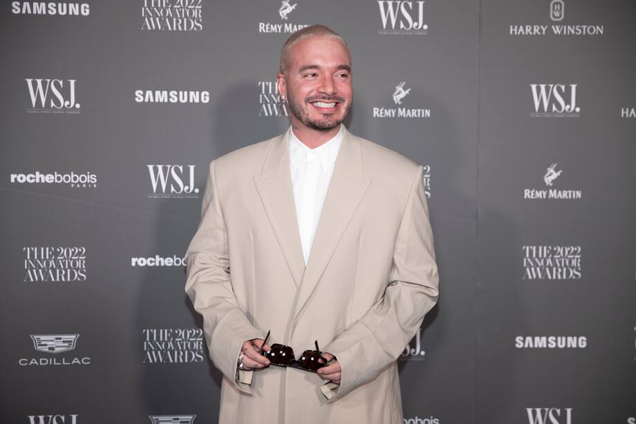 New York (United States), 03/11/2022.- Colombian singer J Balvin attends the WSJ. Magazine 2022 Innovator Awards at The Museum of Modern Art in New York, New York, USA, 02 November 2022. (Estados Unidos, Nueva York) EFE/EPA/SARAH YENESEL