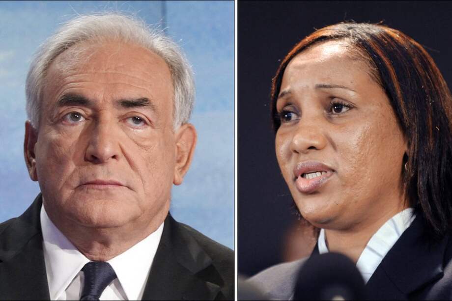 Strauss-Kahn y Nafissatou Diallo, mujer que acusó de abuso al exdirector del FMI / AFP