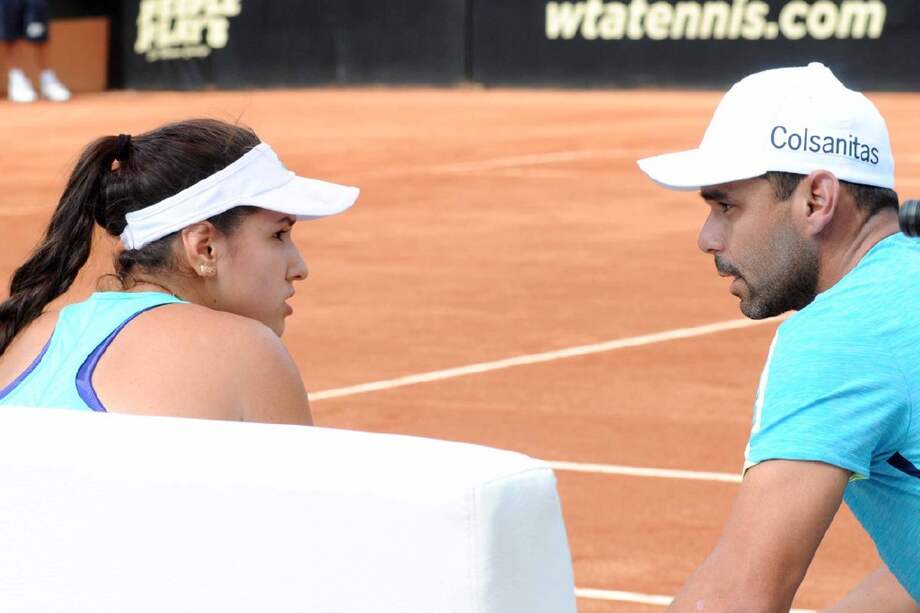 Maria Camila Osorio bajo la dirección de Alejandro Falla ha ganado cinco títulos como juvenil en este 2018. / Match Tenis