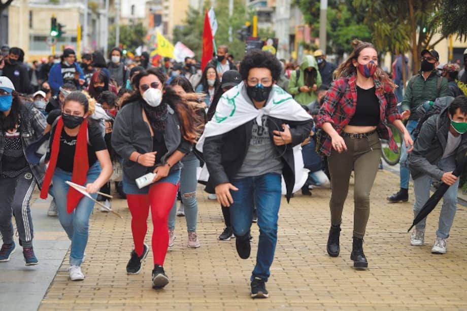 Paro 21S Parque Nacional, Crra 7, Plaza de Bolivar