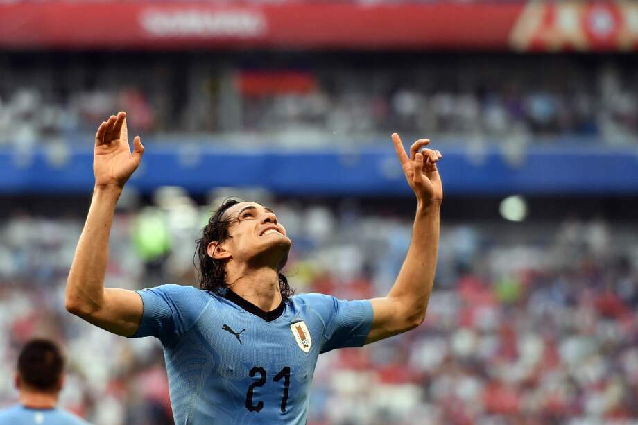 Edinson Cavani, delantero y referente de Uruguay para Catar 2022.