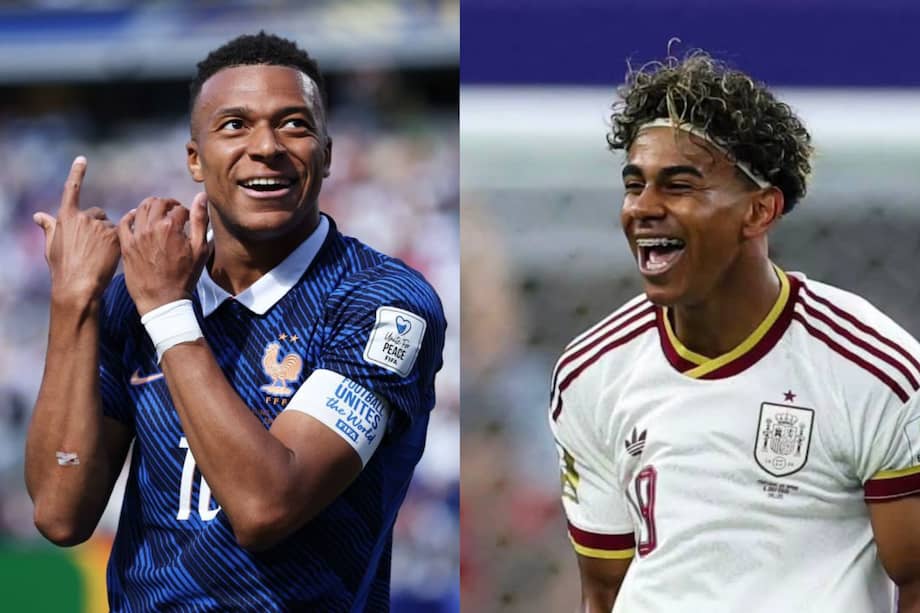 Kylian Mbappé y Lamine Yamal, rivales en las semifinales del Mundial.
