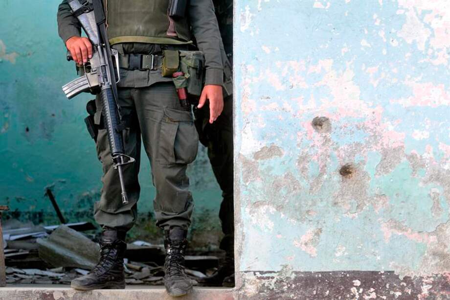 Un policía muerto en hostigamiento de las Farc en Arauca