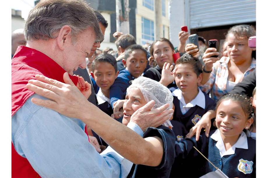 El presidente Santos dijo que seguirá adelante en la tarea de avanzar en la construcción de un país más justo, moderno y seguro. / Presidencia
