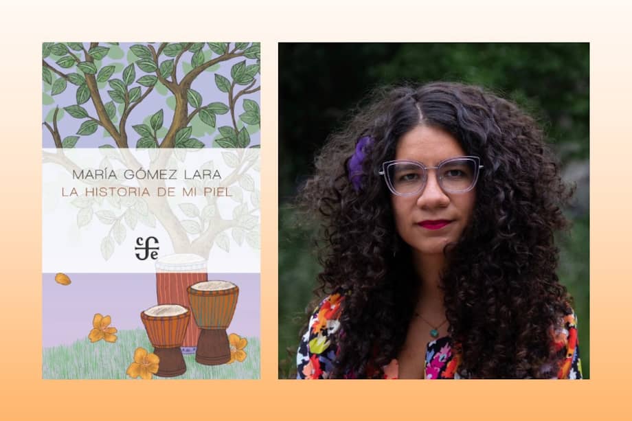 María Gómez Lara dice: “No me acuerdo de quién era yo o de quién podría ser yo sin la poesía”. Aquí con la portada de su nuevo libro.
