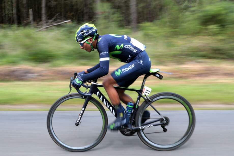 Nairo Quintana es séptimo en la clasificación general del Tour de Francia. Foto: AFP