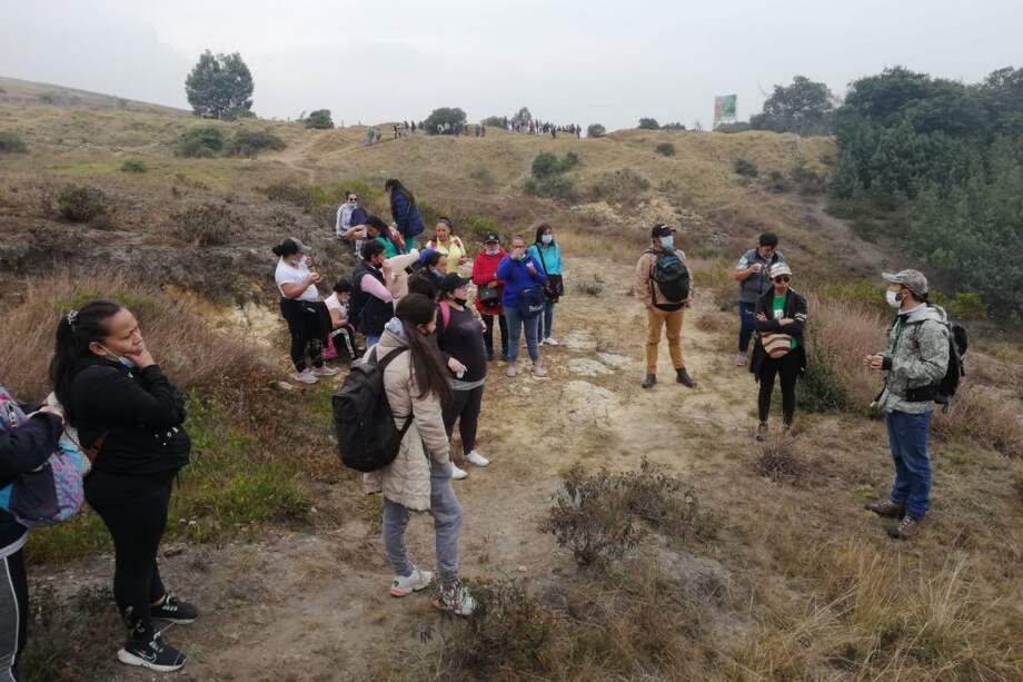 Caminata Ecológica por Arborizadora Alta – Vereda Quiba, en la localidad de Ciudad Bolívar.