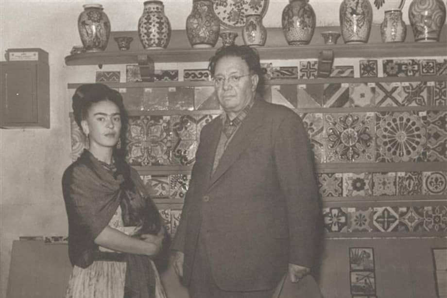 Frida Kahlo y Diego Rivera se casaron por primera vez el 21 de agosto de 1929.