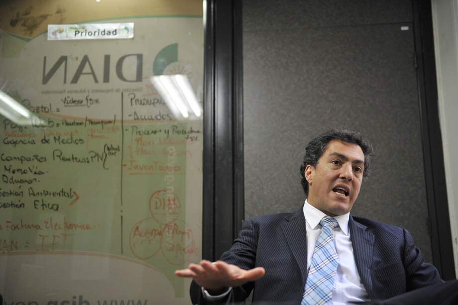 Juan Ricardo Ortega, saliente director de la DIAN. / Gustavo Torrijos