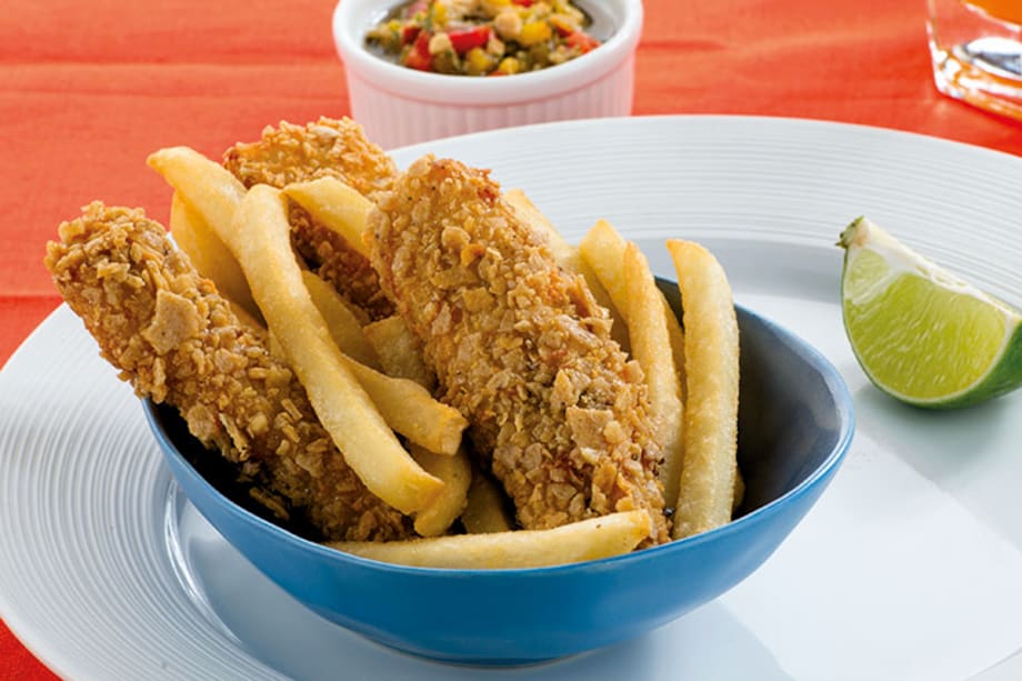 Receta del día: Deditos de pescado apanados