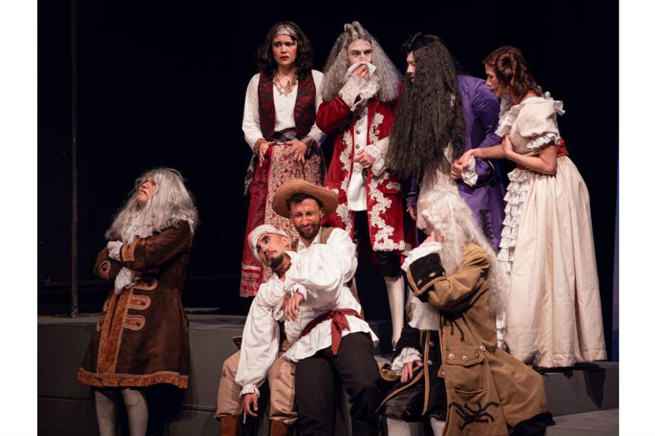 Montaje teatral de “Las picardías de Scapin” , de Moliére”, dirigida por Diego Barragán.