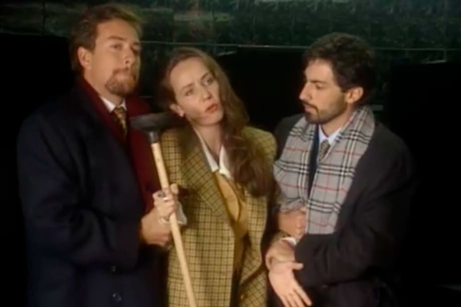 Orlando Pardo, Alejandra Borrero y Luis Fernando Hoyos en 'Hombres'