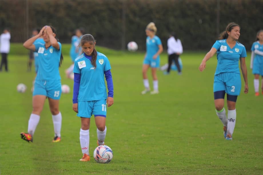 El equipo de Equidad se entrena para el inicio de la Liga Femenina de Fútbol Profesional. / Cristian Garavito