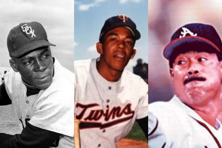 De izquierda a derecha: Orestes 'Minnie' Miñoso, Luis Tiant y Tony Oliva.