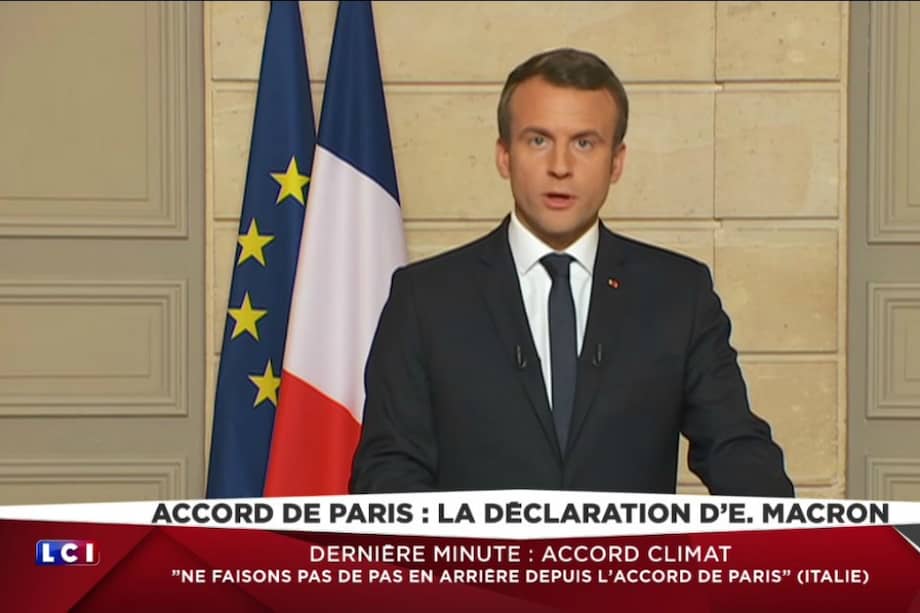 Emmanuel Macron, presidente de Francia. / Bloomberg