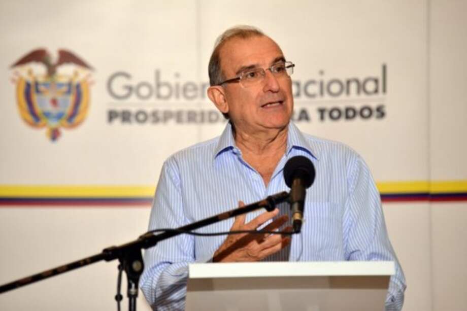 Humberto De la Calle, jefe del equipo negociador del Gobierno.