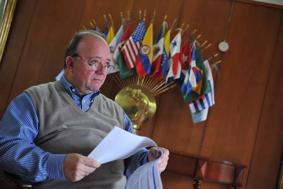 Luis Carlos Villegas, ministro de Defensa. / Mauricio Alvarado