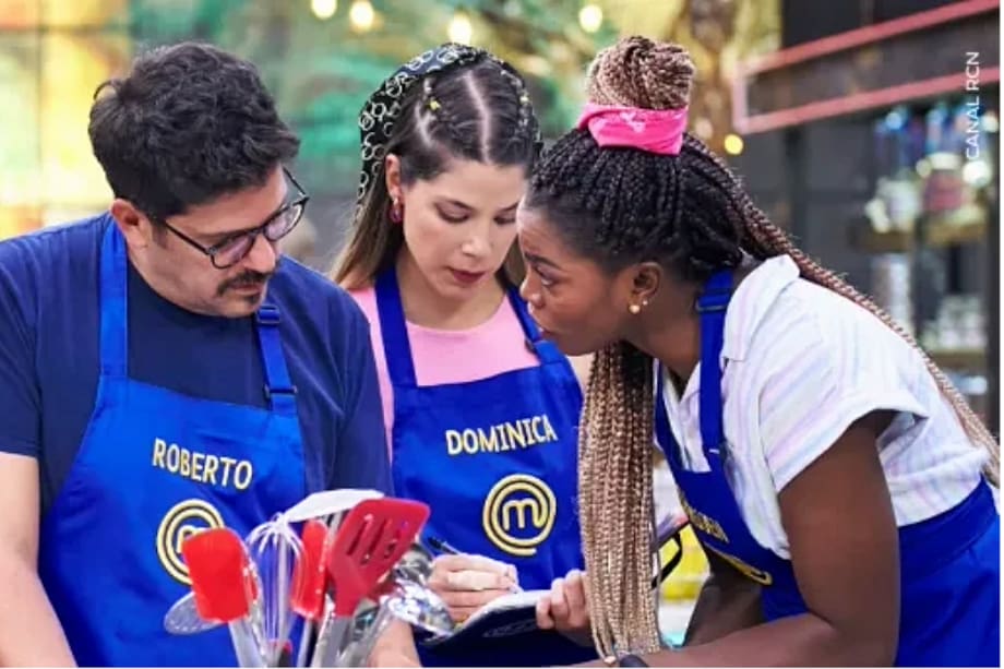 Caterine Ibargüen y Roberto Cano en ‘MasterChef’