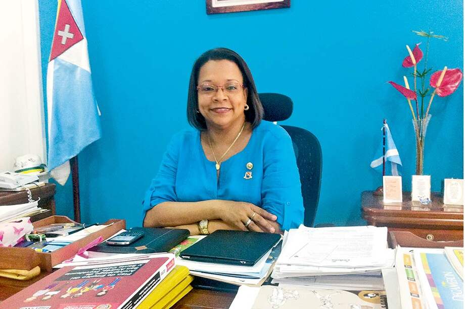 Aury Guerrero, gobernadora de San Andrés, asegura que el problema del narcotráfico ha mutado en la región y que el desafío ahora es la venta de drogas al menudeo. / Élber Gutiérrez Roa