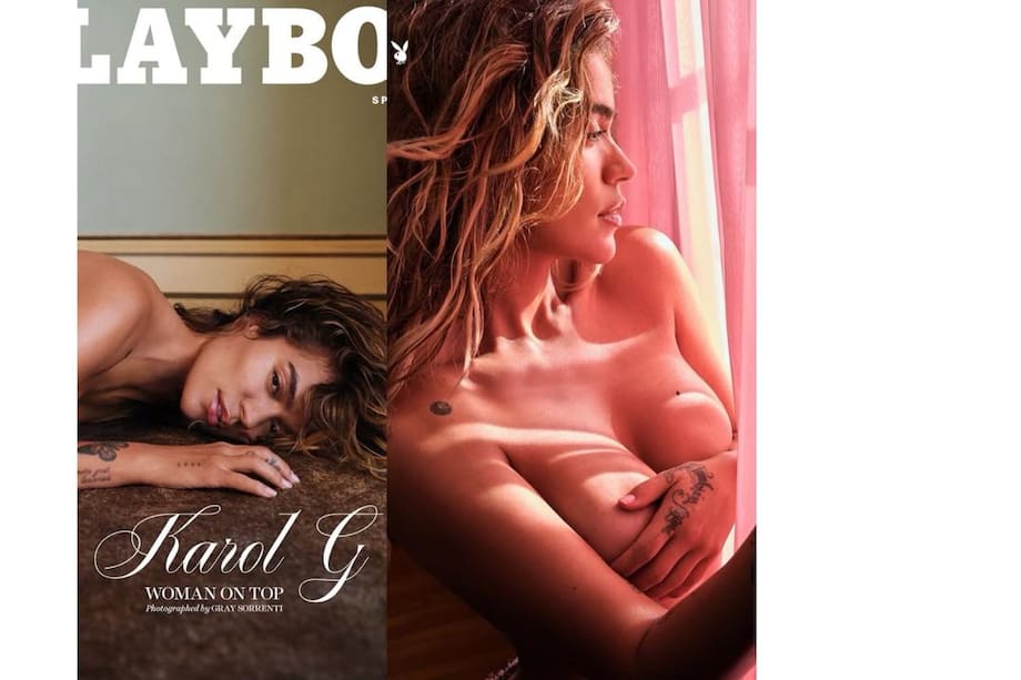 Karol G posó para la edición primavera 2026 de Playboy