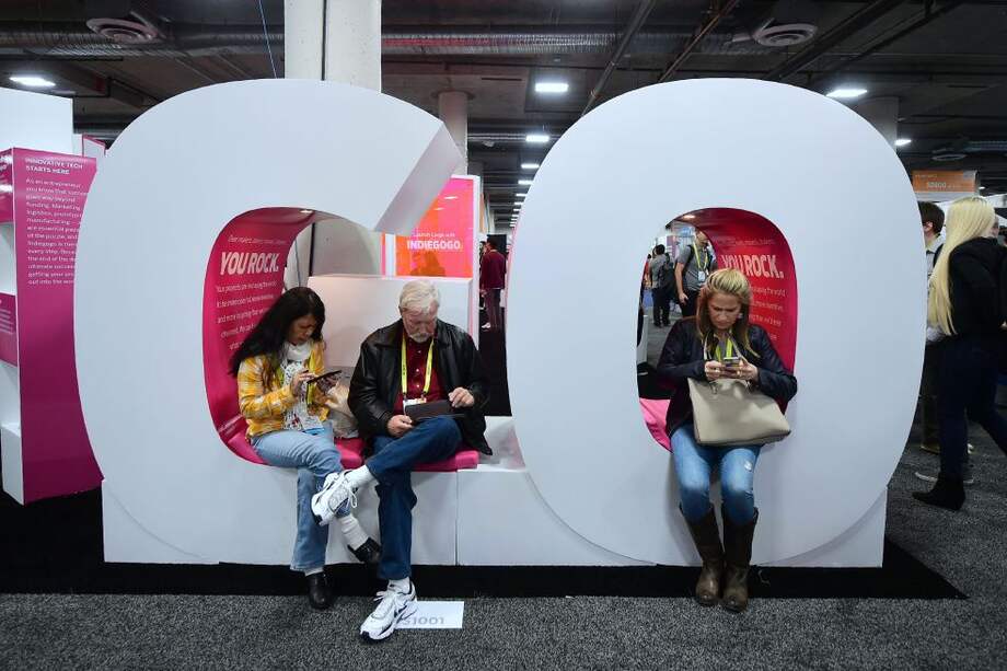 El Eureka Park es el lugar del CES en donde se agrupan las “startups” y las pequeñas innovaciones. / AFP