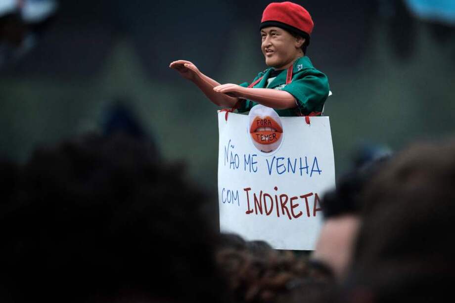 Manifestaciones en Brasil pidiendo elecciones directas se toman varias ciudades. / AFP