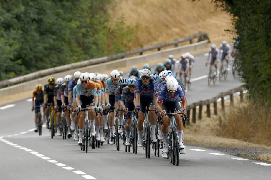 Ciclistas en el Tour de Francia.