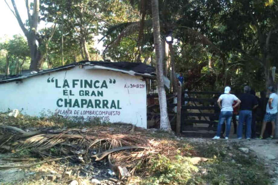 El predio en el que se cometieron los crímenes está ubicado en la carrera 34 No 81-229. / Cortesía Canal Tropical.