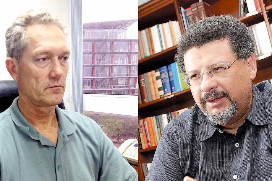 Eric Andersen, director del Fondo Premium y Jaime Granados, abogado de inversores del Fondo. / Archivo particular