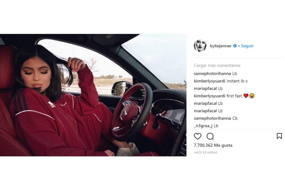 Kylie Jenner. / Captura de pantalla Instagram de Kylie Jenner