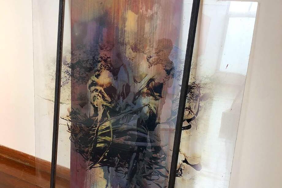 En las tres imágenes de esta página, algunas de las obras de Luis Luna. / Cortesía