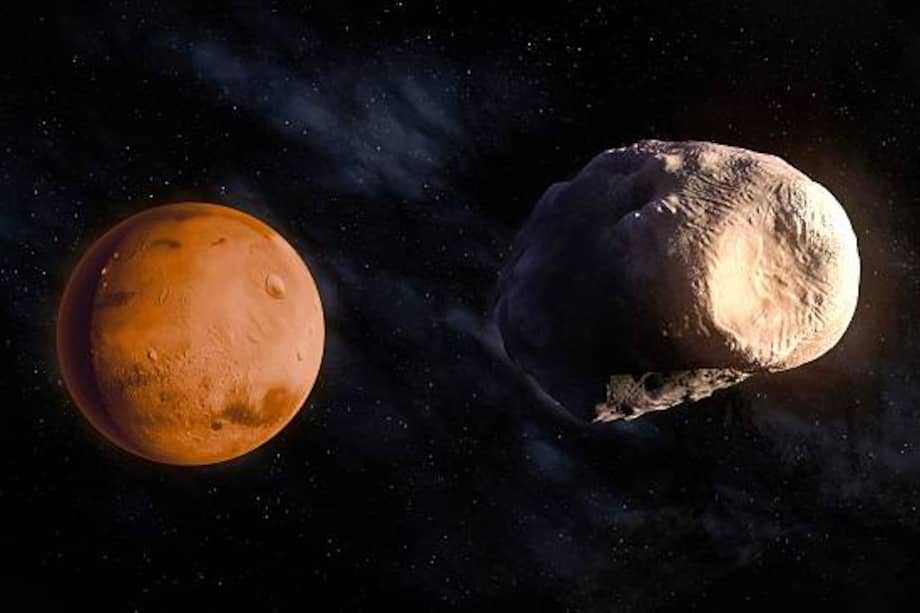 Fobos y Deimos, las dos pequeñas lunas de Marte, han fascinado a los científicos durante décadas debido a su tamaño irregular y a sus órbitas peculiares. /Getty