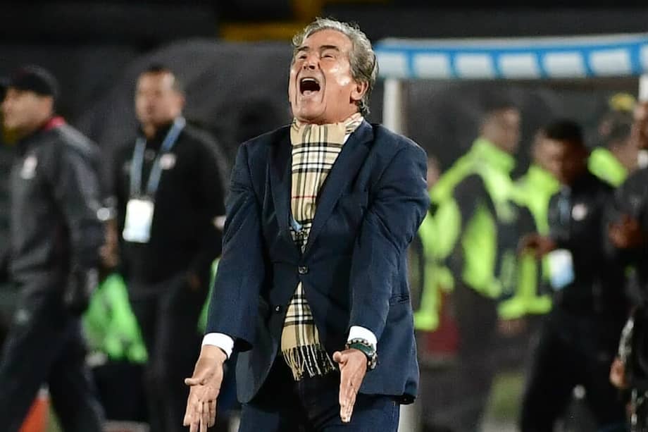 Jorge Luis Pinto, técnico de Millonarios. / Óscar Pérez