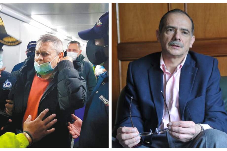 Carlos Mattos (izquierda), condenado por sobornar jueces. Gonzalo Guillén (derecha), director de La Nueva Prensa.