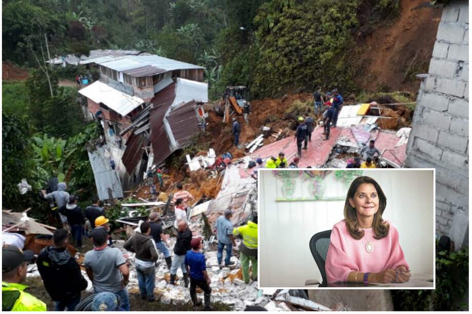 El presidente Duque a designado a la vicepresidenta Marta Lucía Ramírez para atender la emergencia en Marquetalia (Caldas). / Archivo-El Espectador