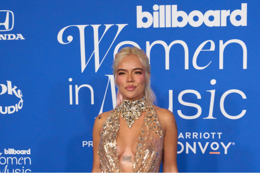Karol G en la gala Billboard Mujeres Latinas en la Música 2024.