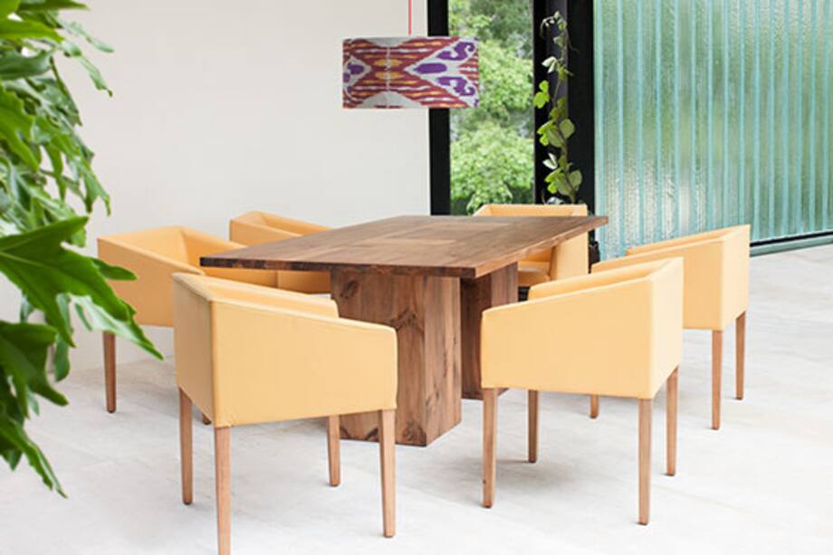 Madera y cuero naturales, una nueva alternativa en muebles