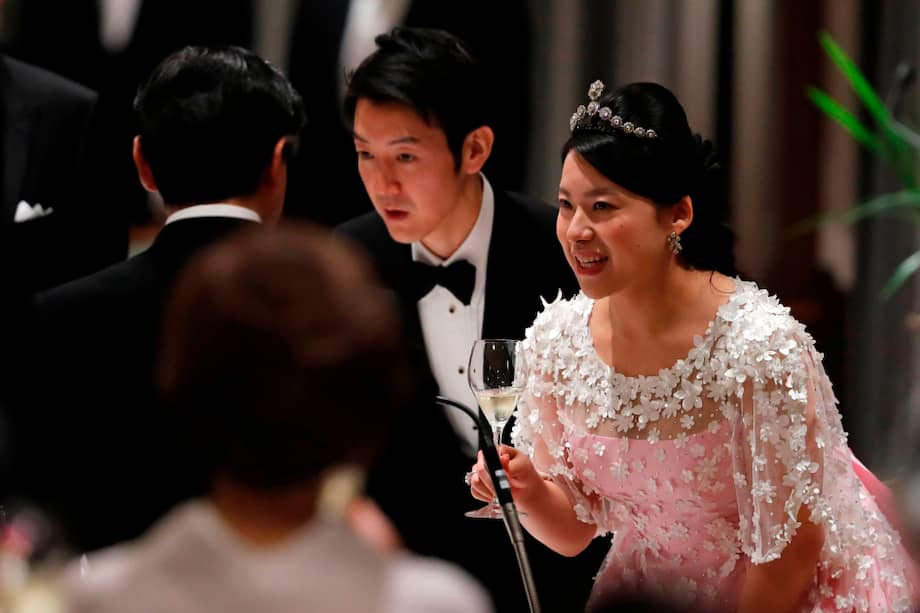 La boda de la princesa Ayako de Japón, celebrada este lunes en Tokio. / AFP