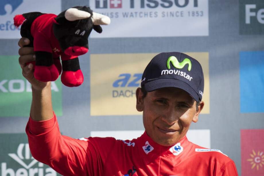 Nairo Quintana es líder de la Vuelta a España. Foto: AFP