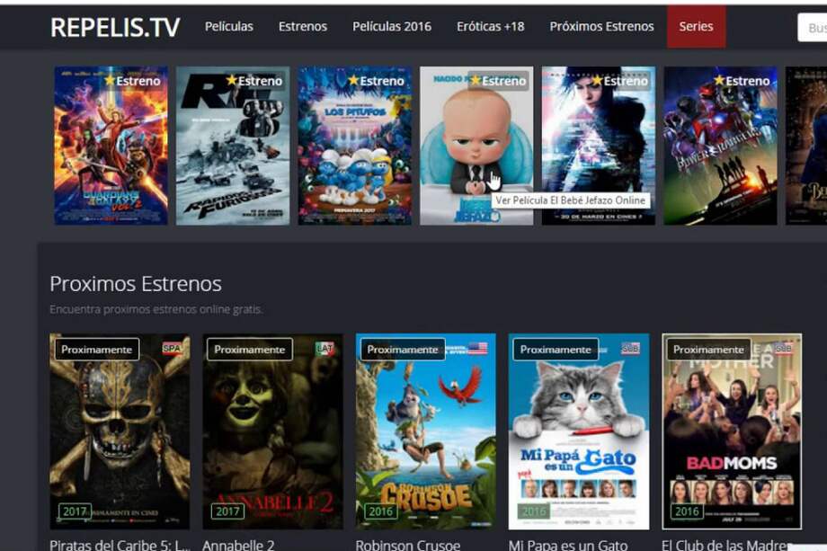 Imagen de una de las páginas que fue sancionada.