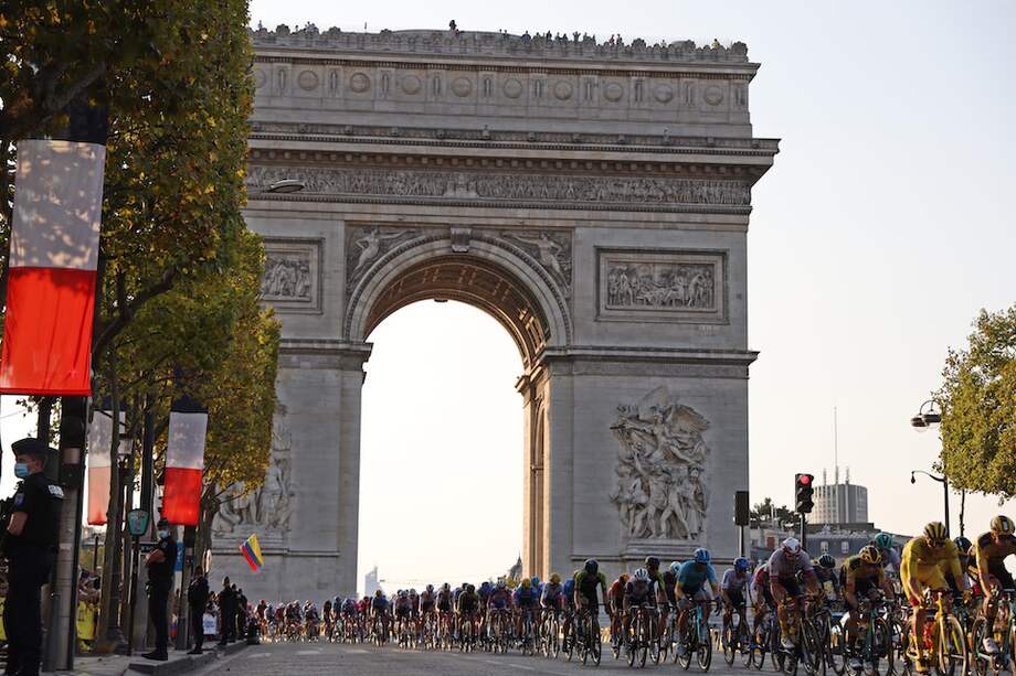 La última etapa del Tour de Francia 2020 contó con un trayecto de 122 km. entre Mantes-la-Jolie y los Campos Elíseos de Paris.