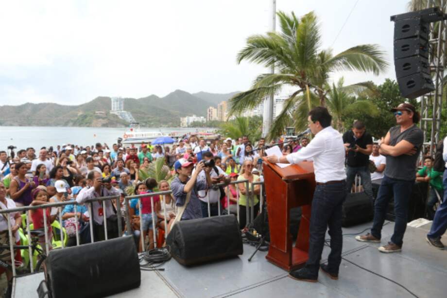 En Santa Marta se inició proceso de recuperación de El Rodadero