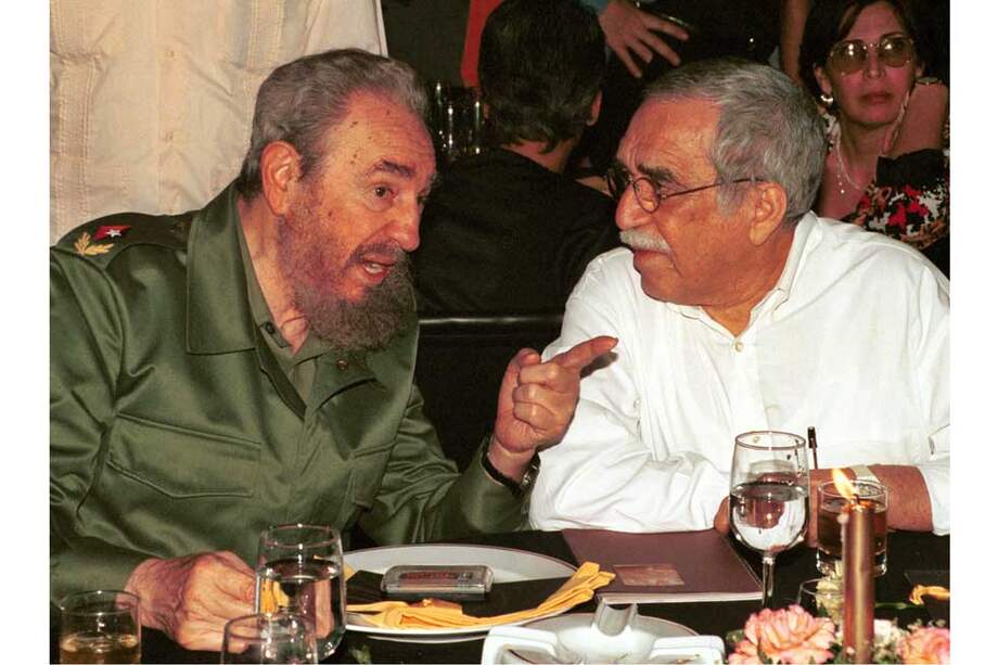 El 3 de marzo de 2002, durante el II Festival Internacional del Habano, Fidel Castro se reunió con Gabo. / EFE