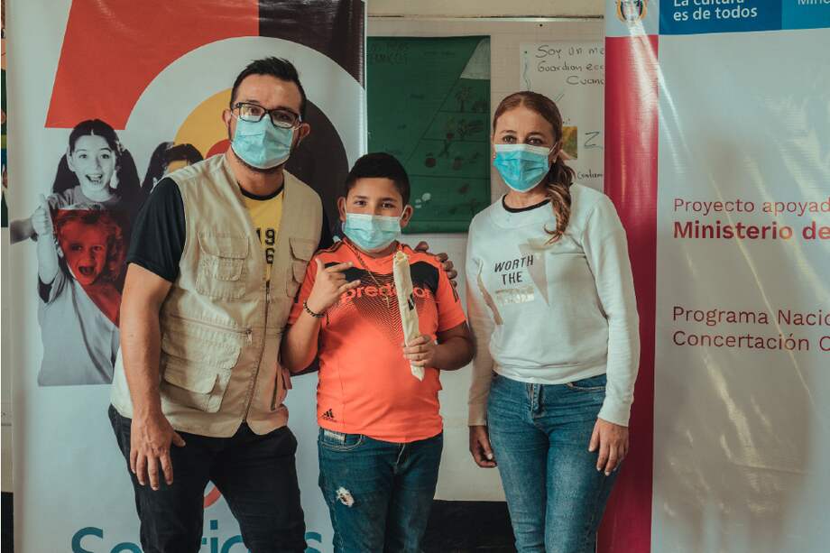 Fotografía tomada en la escuela El Agua de la Virgen, pertenecientes al Centro Educativo Rural (CER), del corregimiento de Pueblo Nuevo.