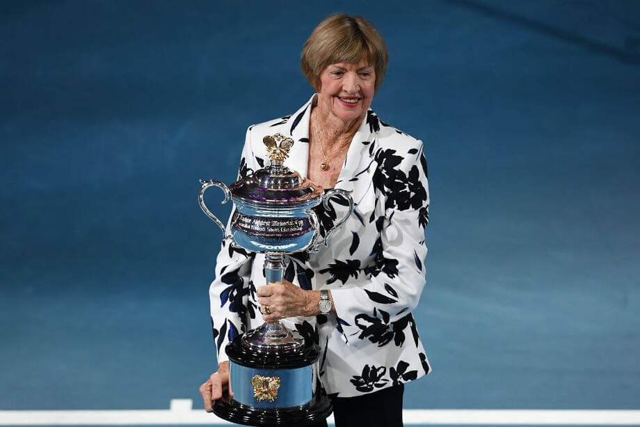 Court, de 77 años, ganadora de 24 títulos de Grand Slam. / AFP